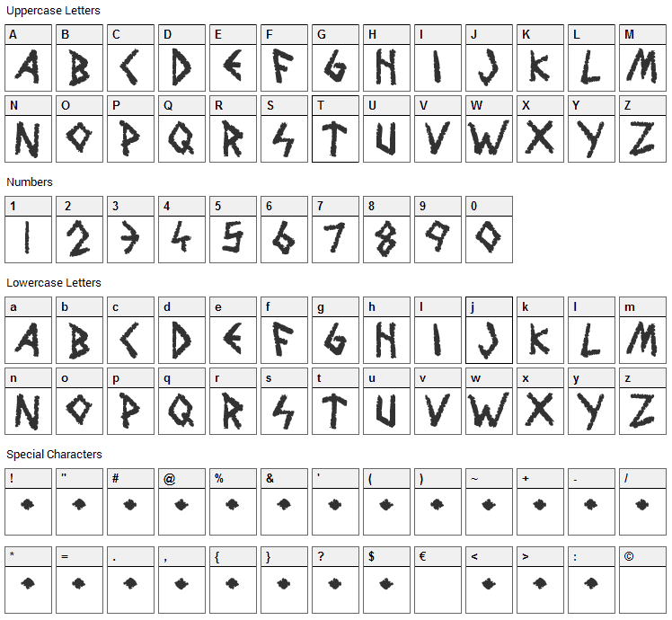 Rail Alphabet Font